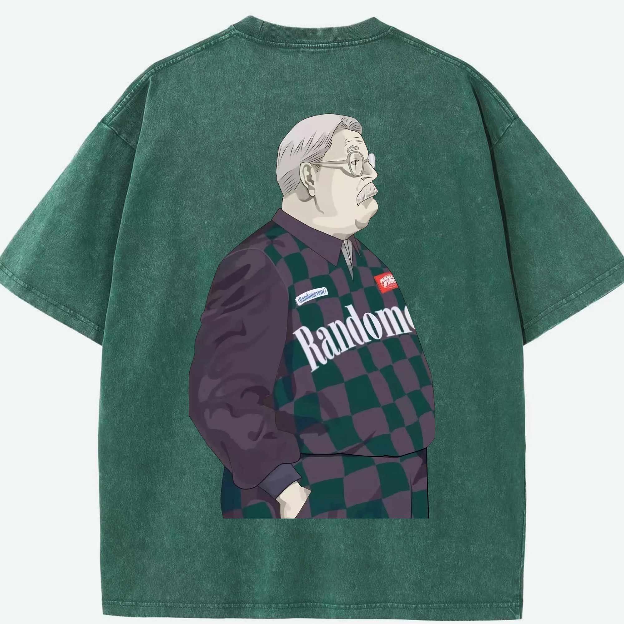 SLAM DUNK／スラムダンク 綿100% ヴィンテージ風 半袖Tシャツ（背面プリント）